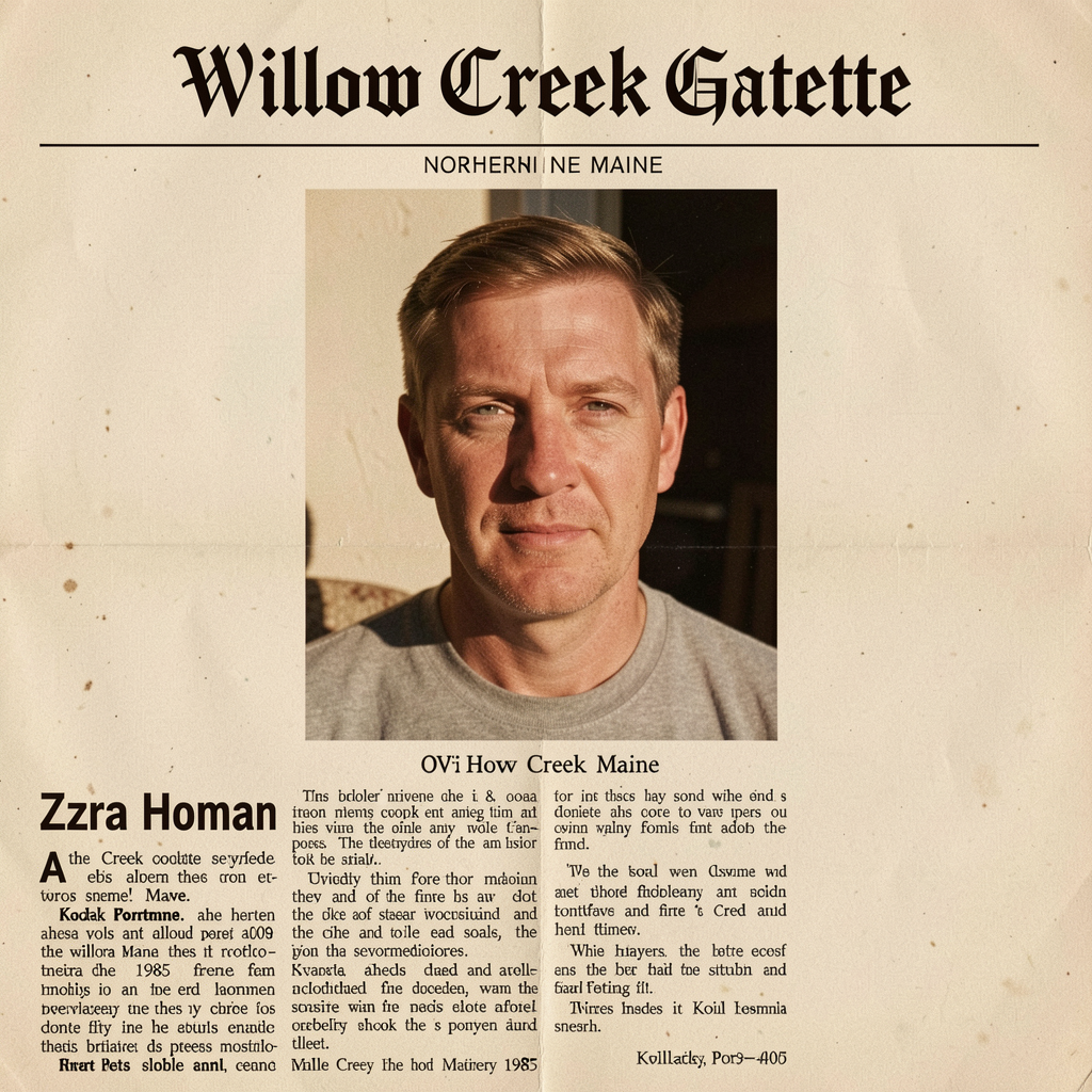 Ezra Homan, who entered every single Ice-Out competition from its 1927 inception through 1985 — an unmatched streak of 61 consecutive entries — dies, passing his legendary prediction notebook to his son Amos.